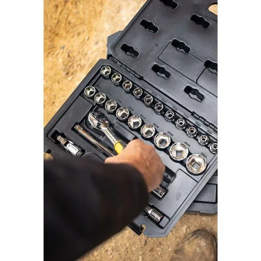 Coffret De Douilles 1/2" - Jeu De 24 Pcs Stanley STMT82830-1