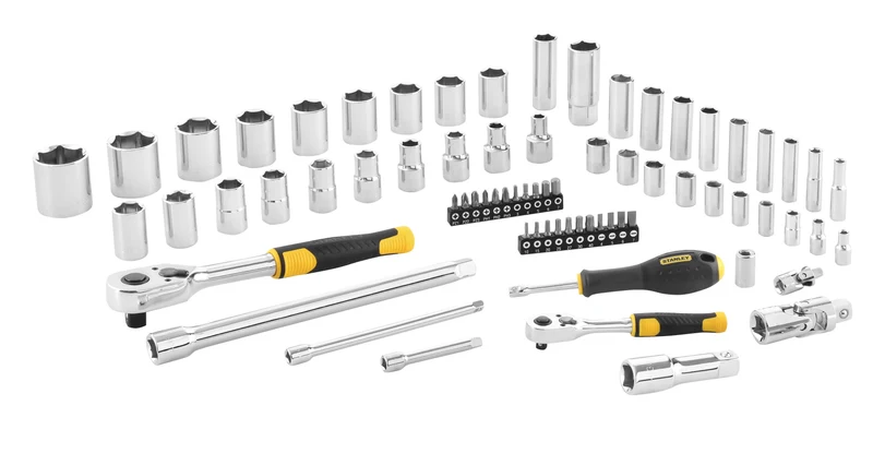Coffret De Douilles 1/4" 1/2" - Jeu De 72 Pcs Stanley STMT82831-1