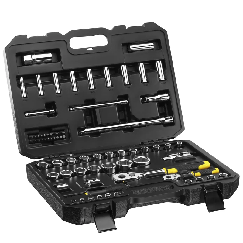 Coffret De Douilles 1/4" 1/2" - Jeu De 72 Pcs Stanley STMT82831-1