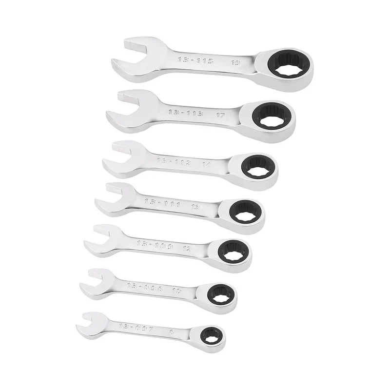 Clés Mixtes Courtes À Cliquet Fatmax - Jeu De 7 Pcs Stanley FMMT82900-0