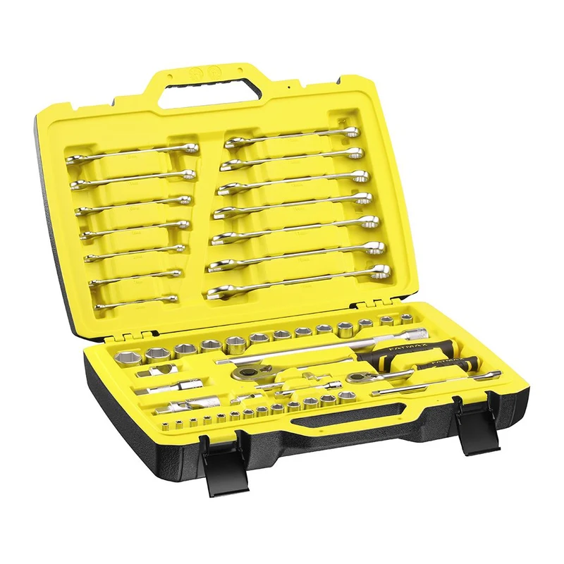 Coffret De Douilles 1/4" 1/2" + Clés Mixtes - Jeu De 50 Pcs - Fatmax Stanley FMMT82827-1