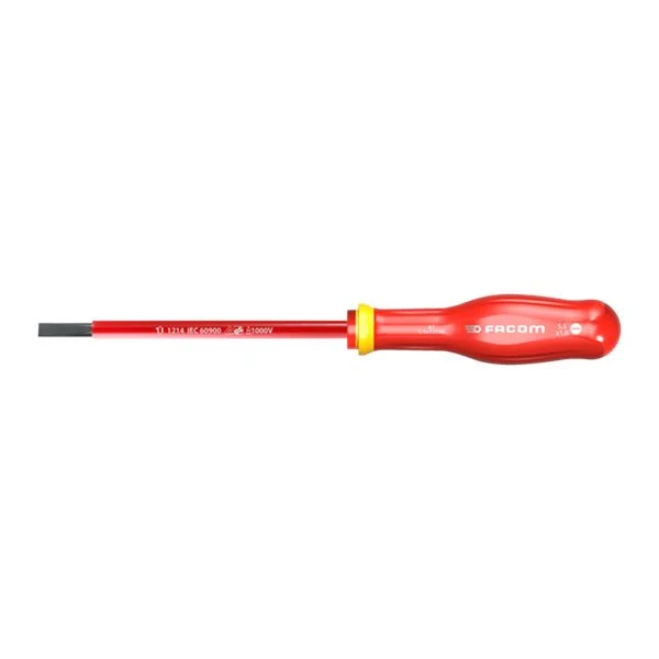 Tournevis Protwist plat 5.5x125 isolé 1000V AT5.5X125VE Facom