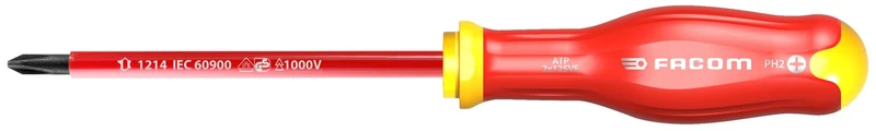 ATP.VE - Tournevis PROTWIST isolé 1000 Volts pour vis cruciformes Phillips ATP3X150VE Facom