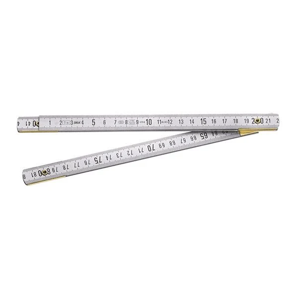 Mètre pliant Duralumin Classe III 1 mètre - 5 branches DELA.625.00 Facom