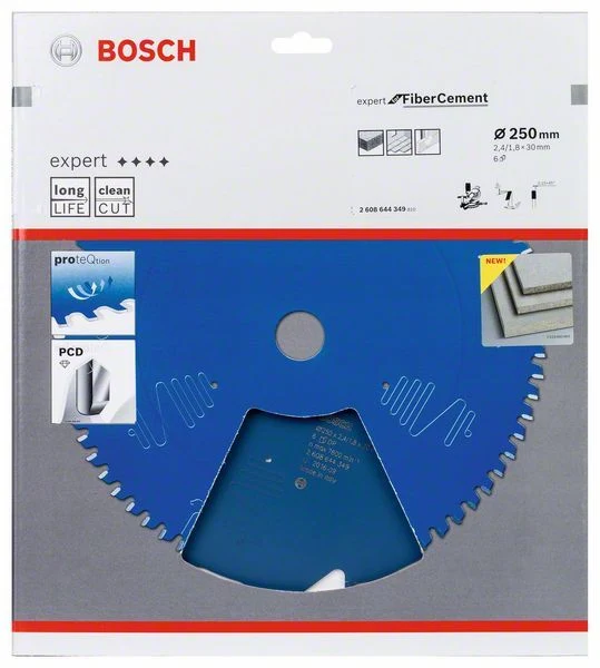 Lame de scie circulaire expert pour fibrociment 250x30-6 Bosch 2608644349