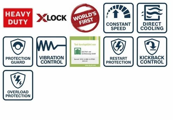 Meuleuse angulaire GWX 17-125 X-LOCK Bosch 06017C3002