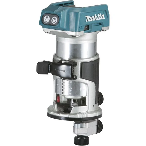 Affleureuse a batterie 18V 8 mm (Produit seul + kit d'accessoires) DRT50ZJX3 MAKITA
