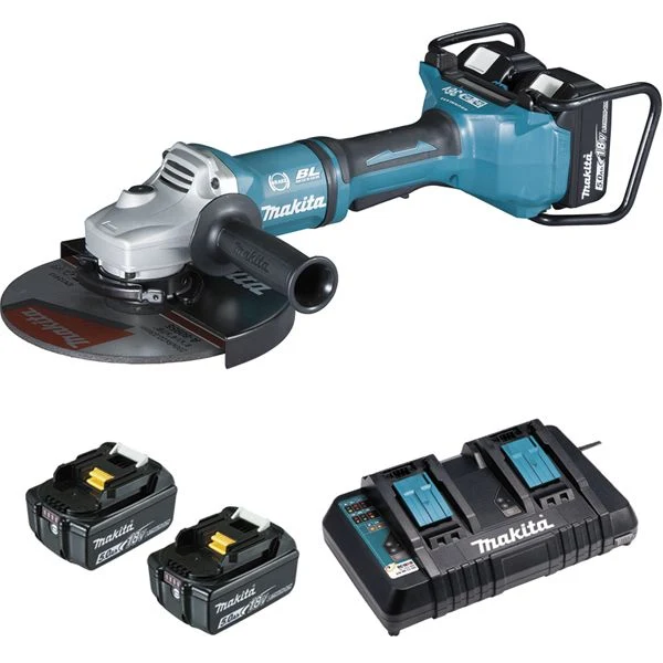 Meuleuseø 230 mm 36 V 2 x 18 V Li-Ion 5 Ah (4 batteries)DGA900PT4 MAKITA
