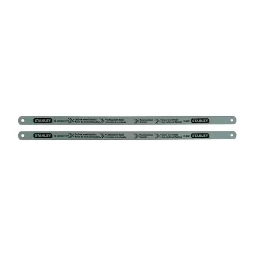 Lame De Scie A Metaux - Carte 2 Lames Flexible Lion 10 Dents Stanley 0-15-842