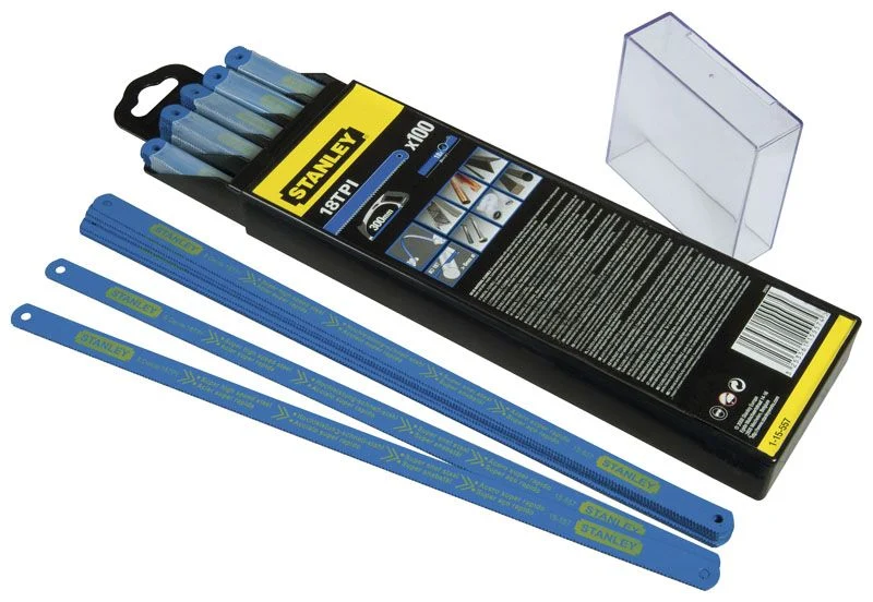 Lame De Scie A Metaux - Boite 100 Lames Hss Bimetal Laser 12 Stanley 1-15-559
