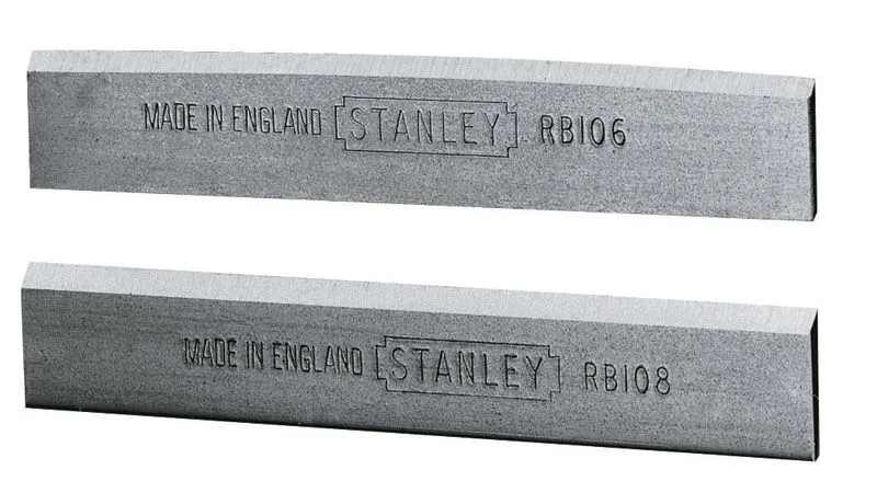 Fer Pour Rabot Rb10 Et Rb5 - Carte De 5 Lames Droites Stanley 0-12-378