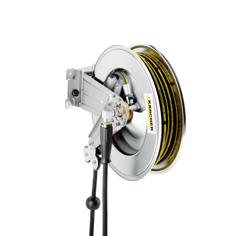 Tambour-enrouleur automatique, inox avec support pivotant 20m Karcher 6.392-076.0