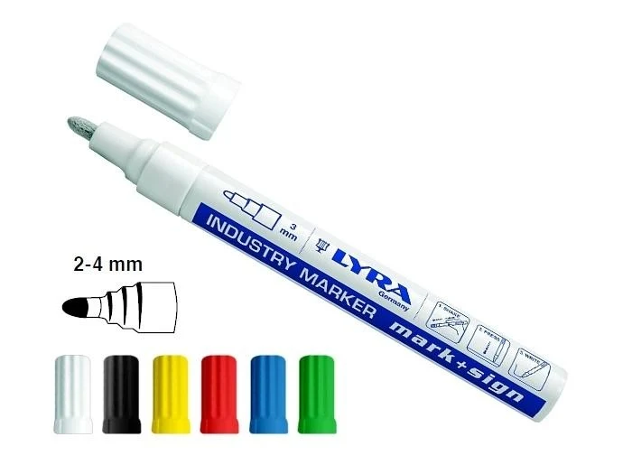 Marqueur peinture laquée Lyra Mark Sign pointe 2-4 mm vert