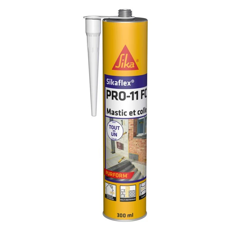 Mastic Colle Polyurethane Sikaflex® PRO-11 FC Purform GRIS BÉTON 300ml