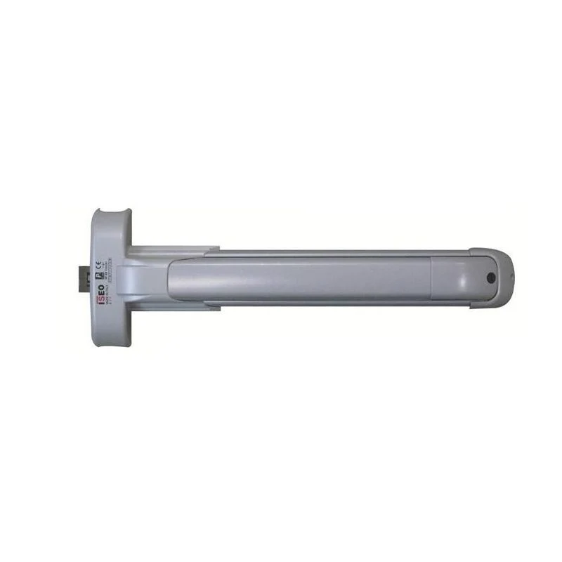 Barre Push coupe-feu 1 point latéral pêne acier blanc