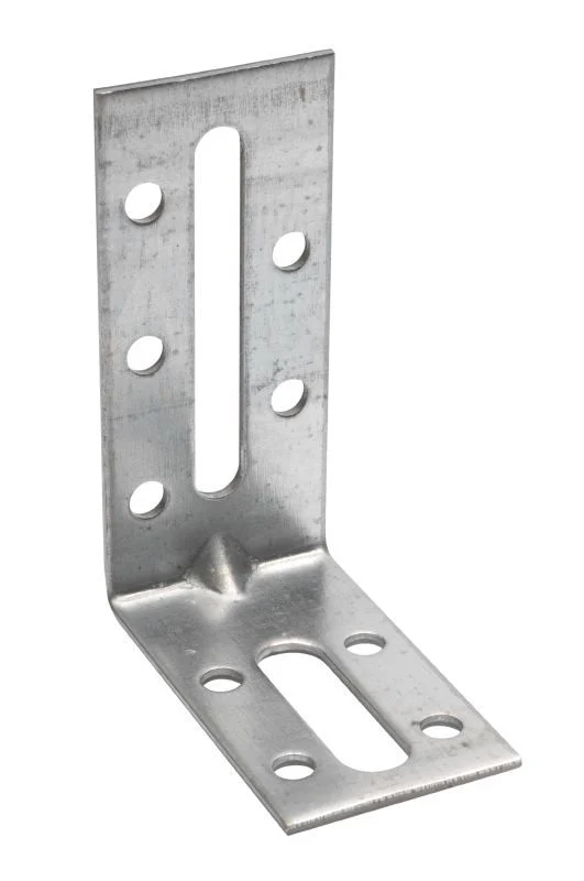 Equerre de fixation avec renfort acier galvanisé 30x70x54x2