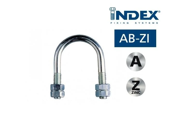 ETRIER ZINGUE M8 3" POUR TUBE DIAM 93