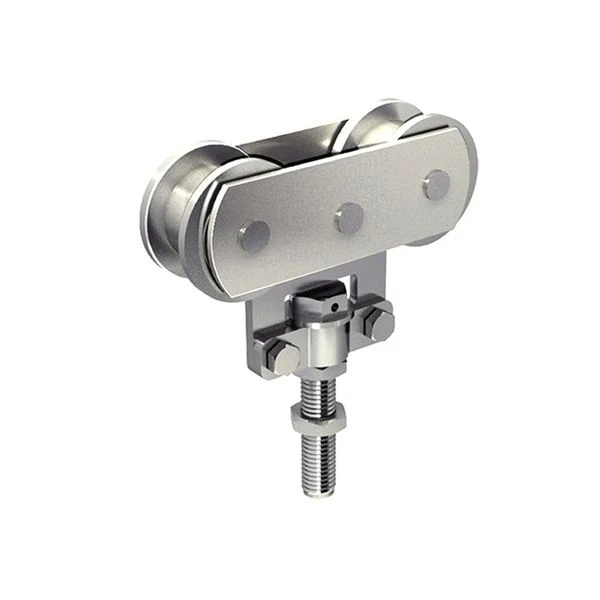 Monture fixation sur chant M12 Galet Acier 0255A