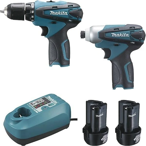Ensemble de 2 machines 10,8 V Li-Ion 1,3 Ah (DF330D + TD090D)Makita