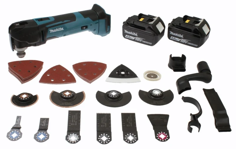 Découpeur-ponceur multifonctions 18 V Li-ion 4 Ah Makita DTM51RMJX3 + accessoires