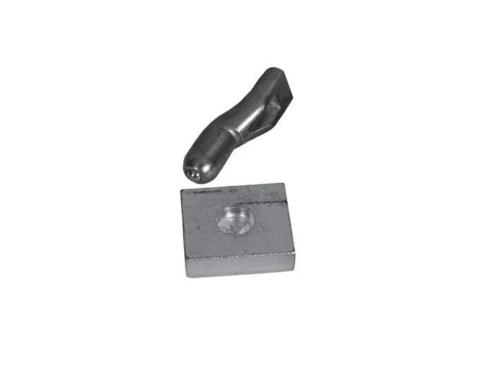 Pivot bas portail socle carré + tige