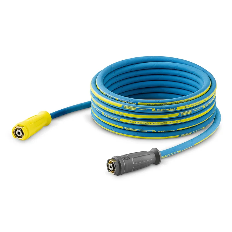 Flexible haute pression pour le secteur alimentaire 400 bar, 10 m, DN 8, avec raccord pivotant Karcher 6.110-053.0