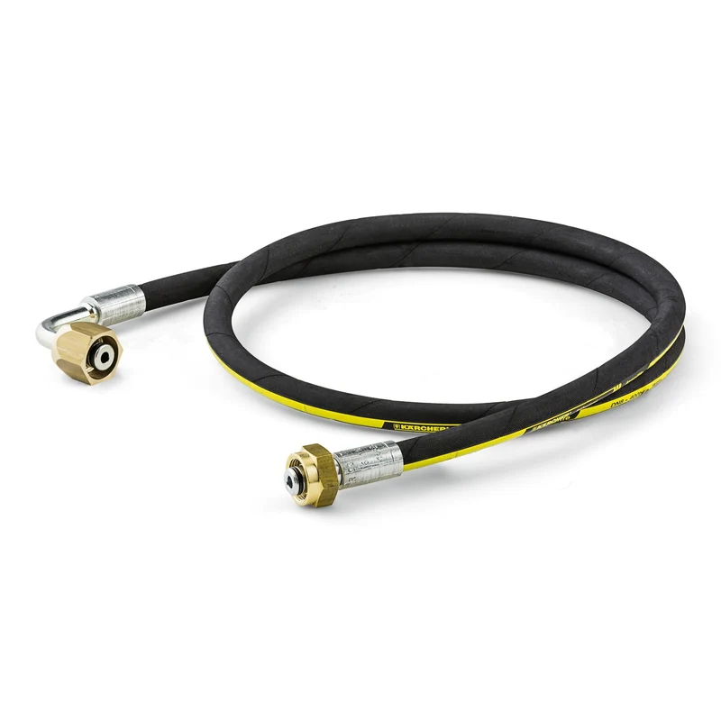 Flexible haute pression, 1,5 m, DN 8, avec raccords, sortie courbée Karcher 6.110-068.0